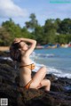 Beautiful Francesca Russo poses sexy with a bikini by the beach (15 photos)